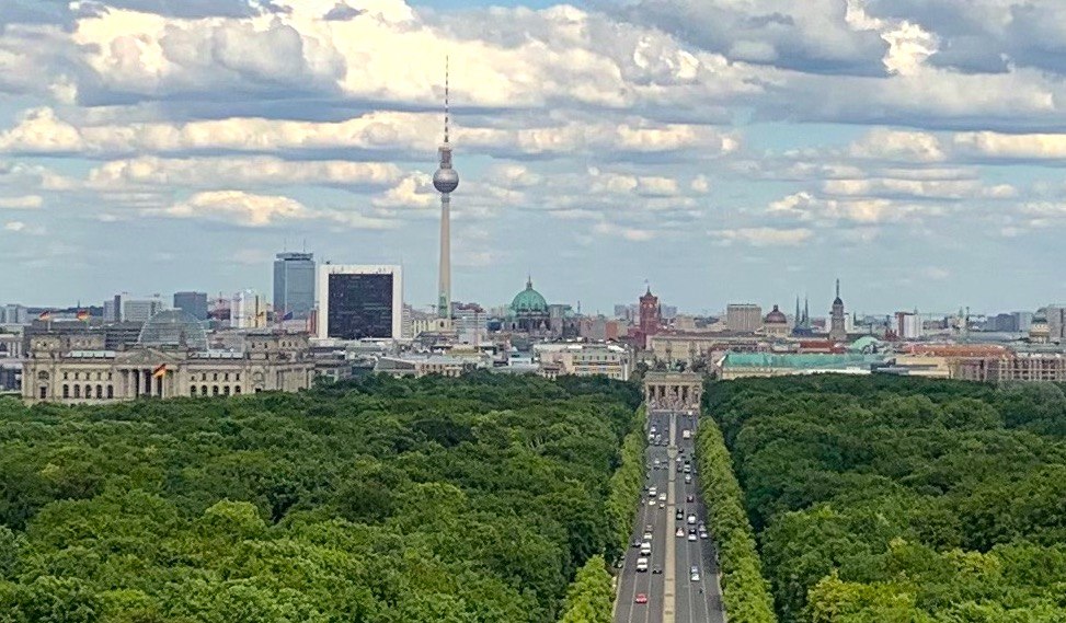Berlin, panorama vers le centre-ville.