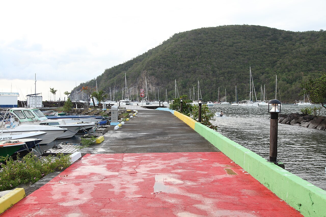 Le littoral de Deshaies, en Guadeloupe.