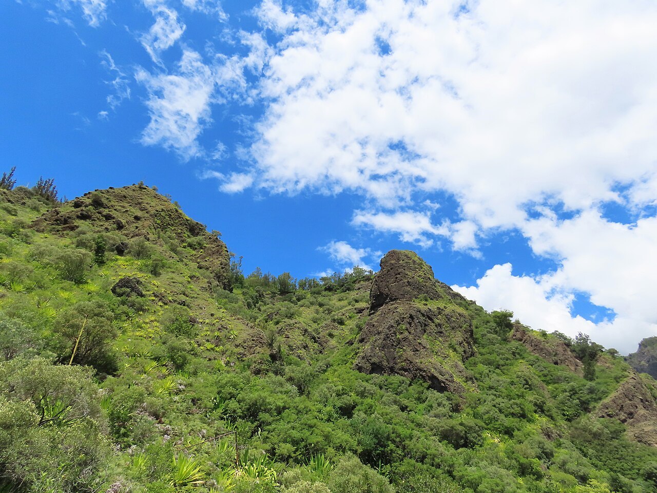 Le cirque de Cilaos, à La Réunion.