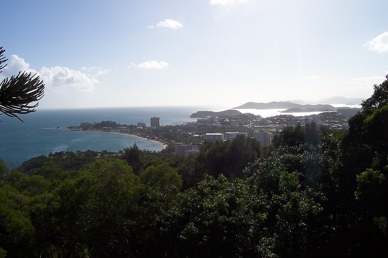 Nouméa et sa baie, en Nouvelle-Calédonie.